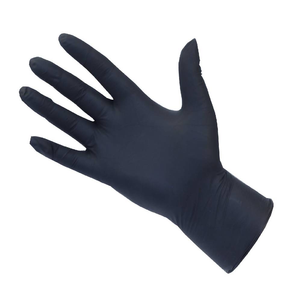 PRO UltraFLEX Black Nitrile Gloves Box of 100