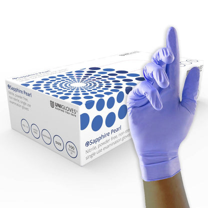 Unigloves Sapphire Pearl Nitril Handschoenen