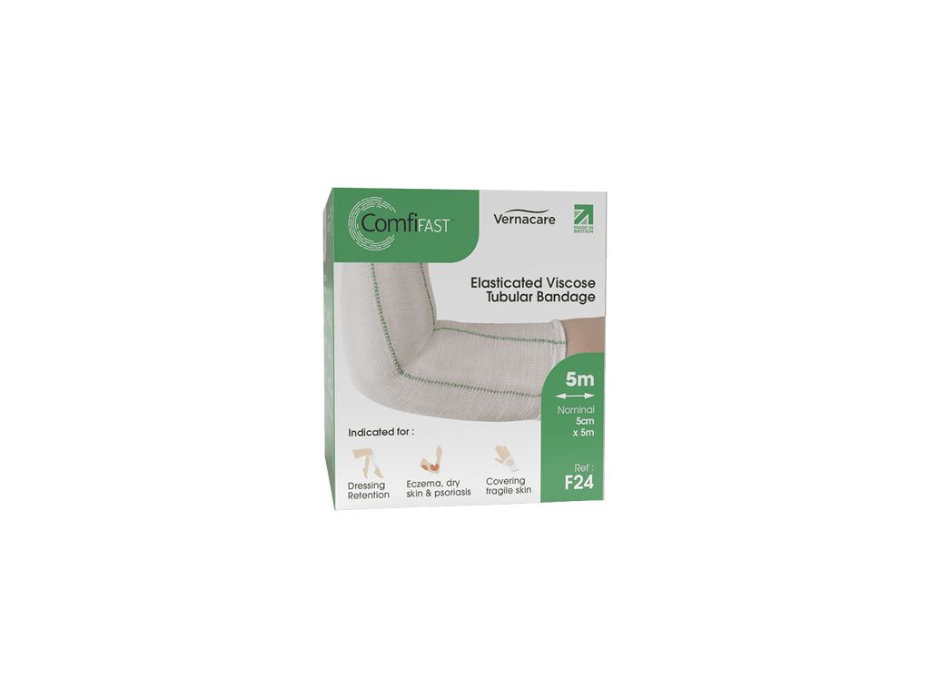 ComfiFast One Way Stretch Buisverband Groen 5cm x 5m