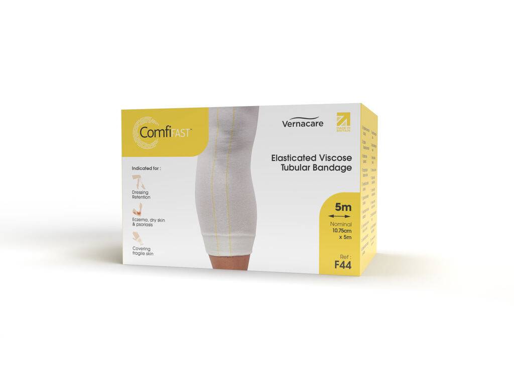 ComfiFast One Way Stretch Buisverband Geel 10,75cm x 5m