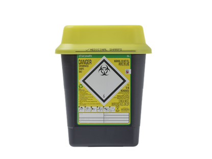 5 Liter Gele Sharps Bin Gele Sharpsafe