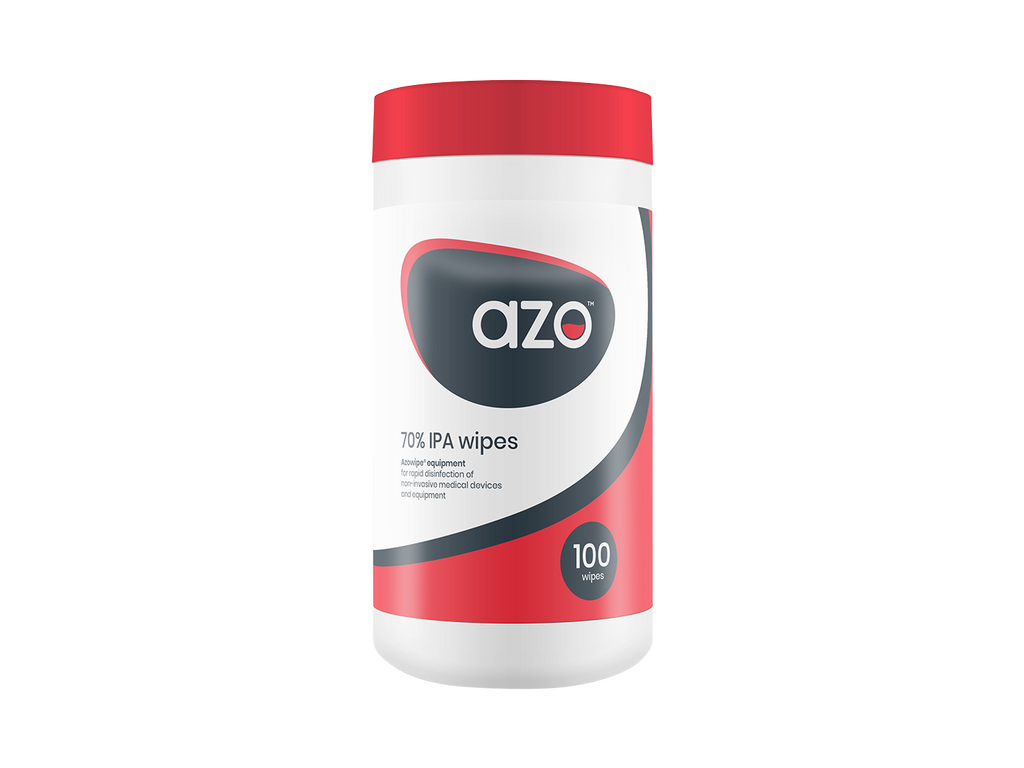Azo 70% IPA Desinfectiedoekjes CE 100 Doekjes