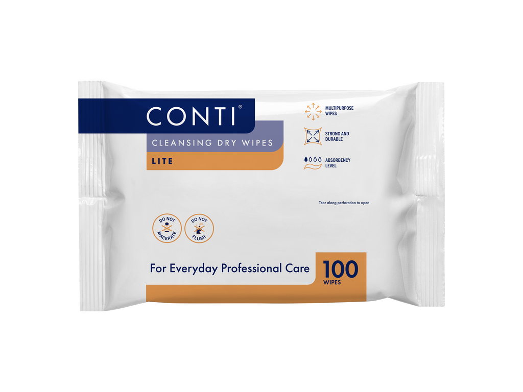 Conti Cleansing Droge Doekjes Lite Kleinverpakking van 100