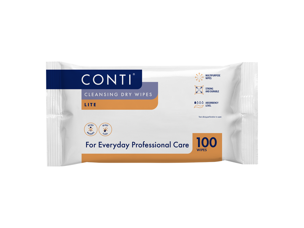 Conti Cleansing Droge Doekjes Lite Grootverpakking van 100