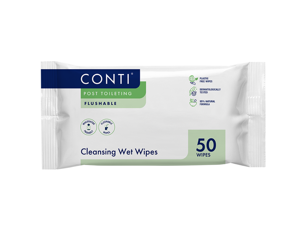ContiPost Toileting Natte Doekjes Geurvrij 50 Doekjes