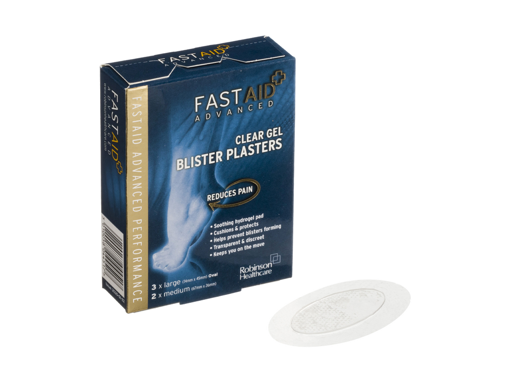 Fast Aid Advanced Blaarpleisters Clear Gel, 5 stuks
