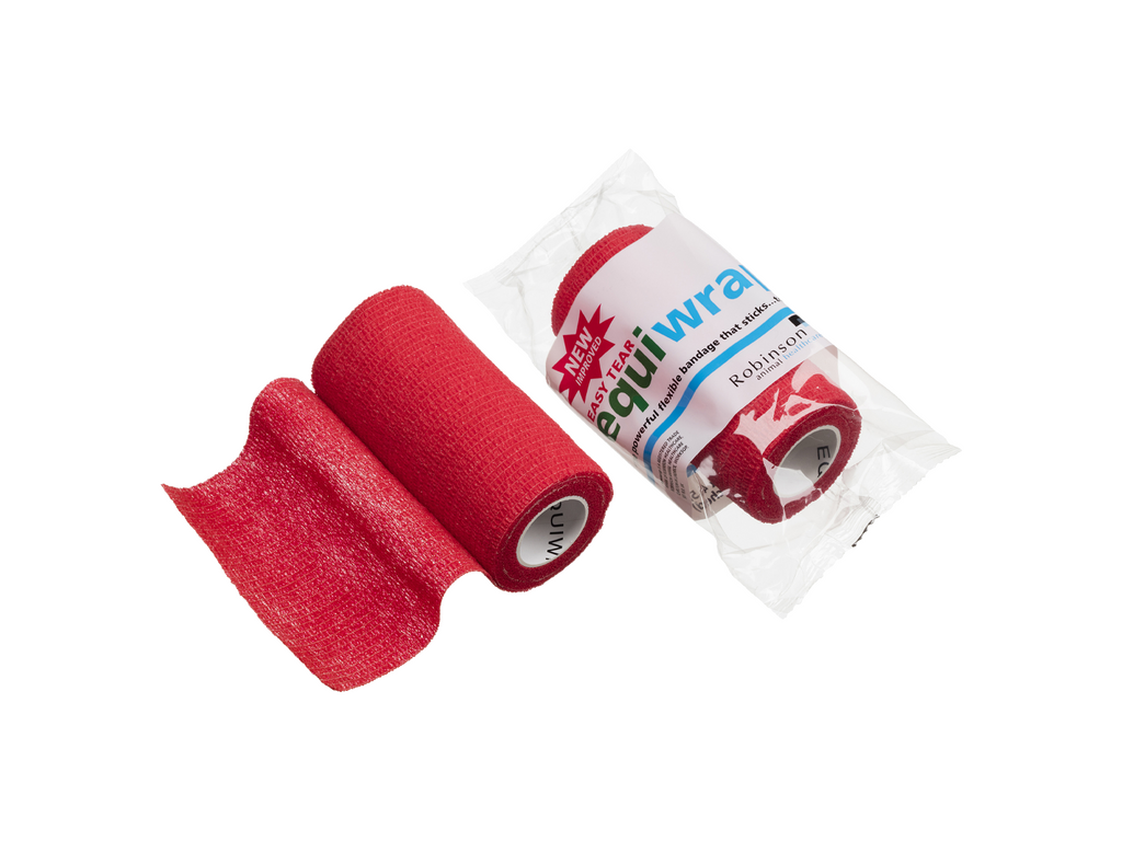 10 cm x 4,5 m Equiwrap Cohesief Verband Rood