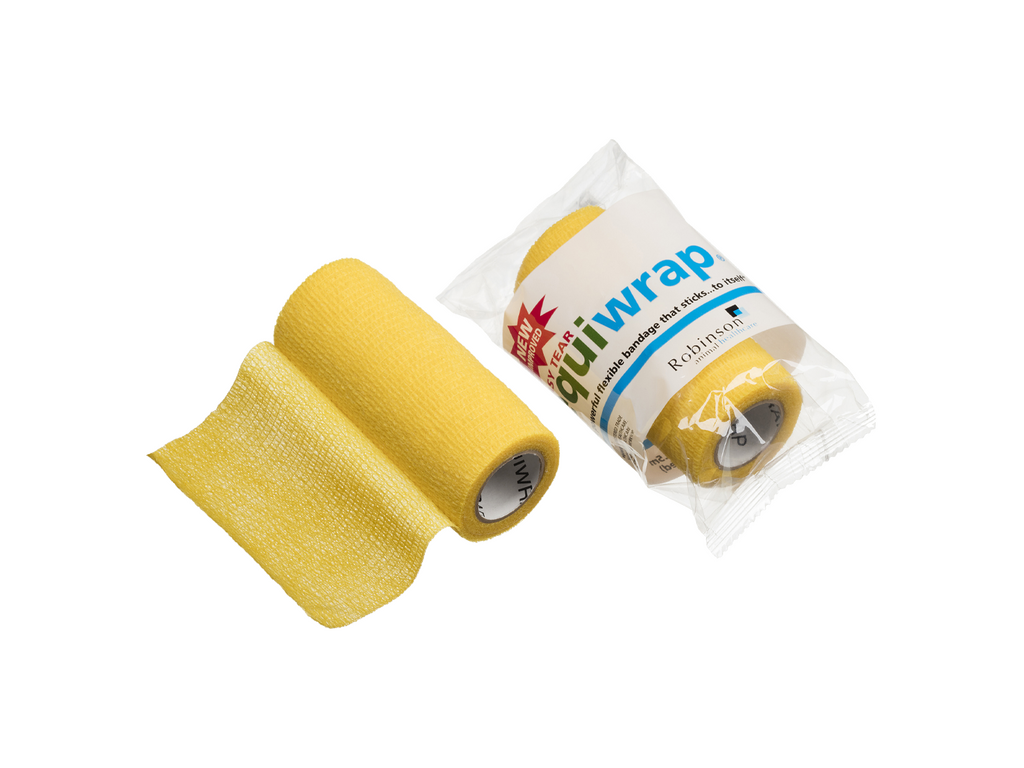 10 cm x 4,5 m Equiwrap Cohesief Verband Geel