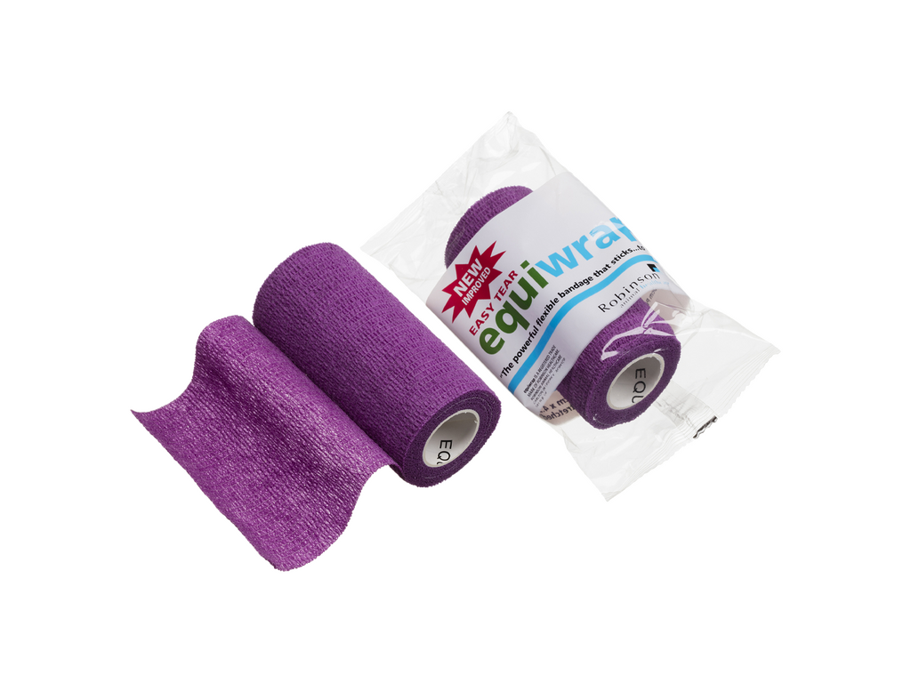 10 cm x 4,5 m Equiwrap samenhangend verband paars