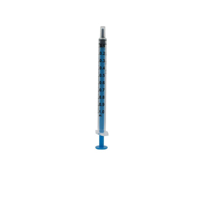 1ml Acuject Low Dead Space-spuiten Blauw