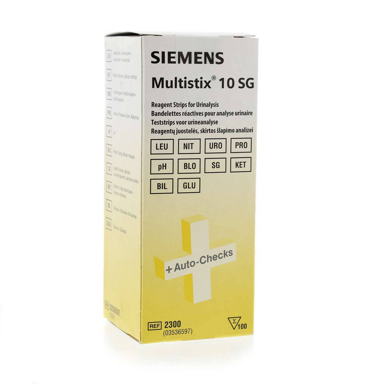 Multistix 10 SG-reagensstrips (pak van 100)