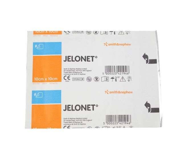 10 cm x 10 cm Jelonet Paraffine Gaasverband BP