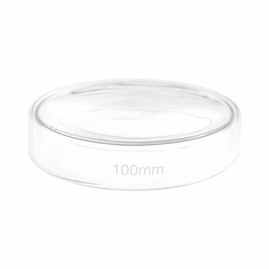 100 mm glazen petrischaal Teqler