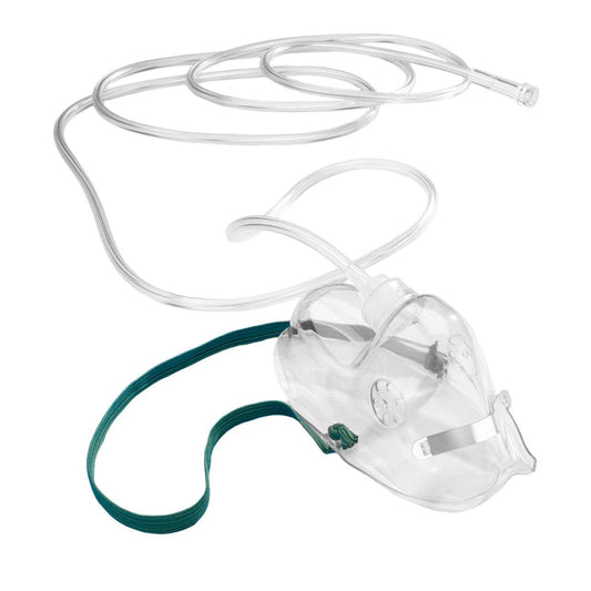 Zuurstofmasker voor volwassenen met veiligheidsslang 210 cm