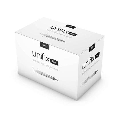 2,5 ml Unifix spuit met verminderde dode ruimte