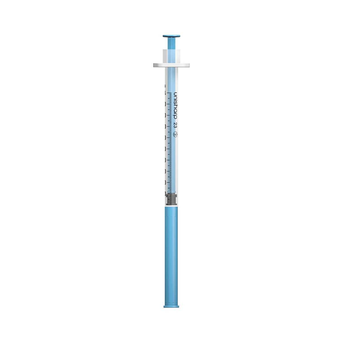 1 ml 23G 32 mm 1,25 inch Unisharp spuit en naald u100