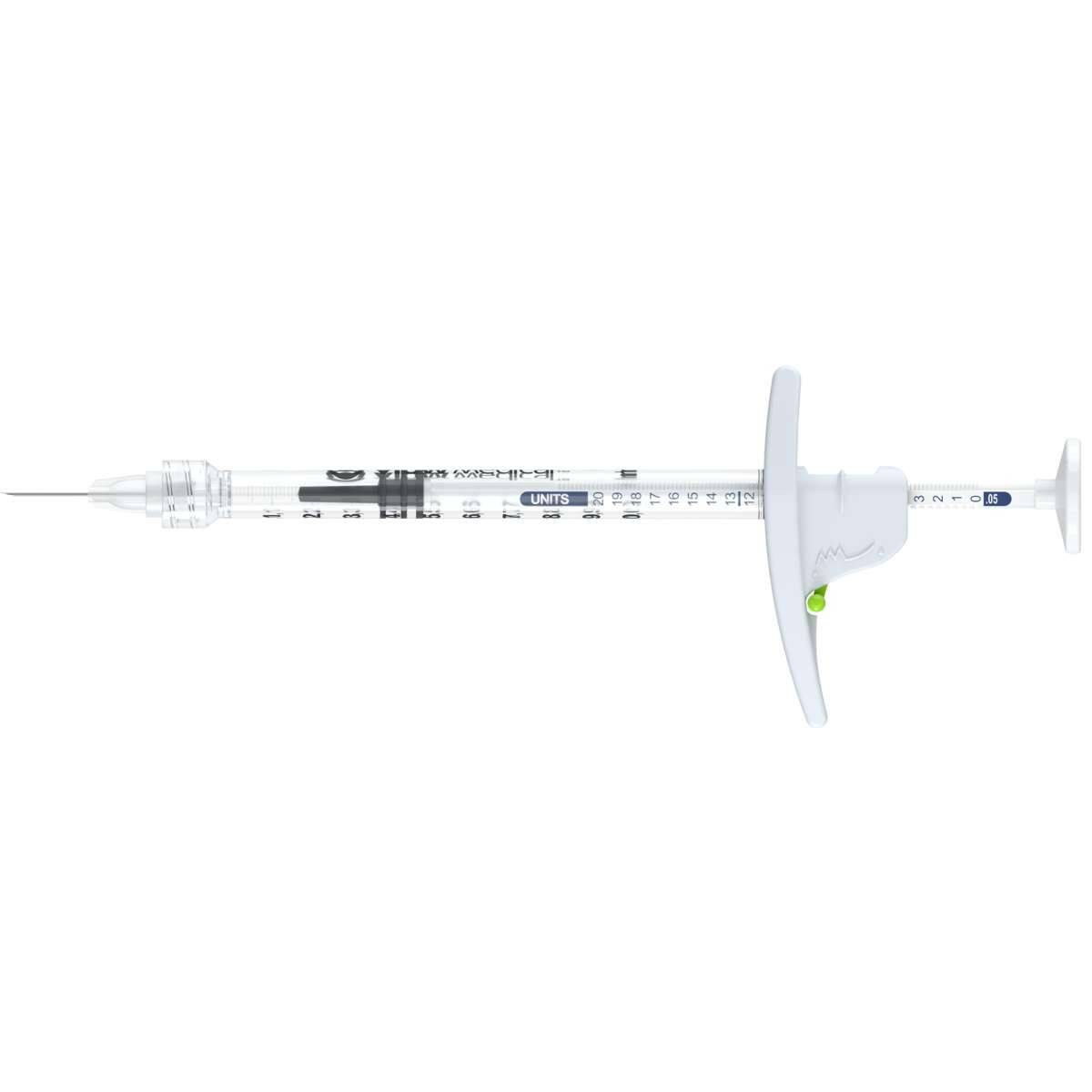 3Dose 1 ml spuit 125 Green flow Medical - Doos 10