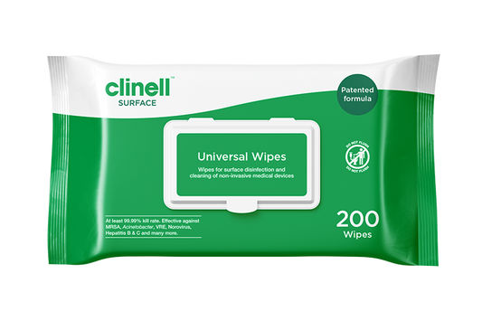 Clinell Universele Ontsmettingsdoekjes 200 Doekjes