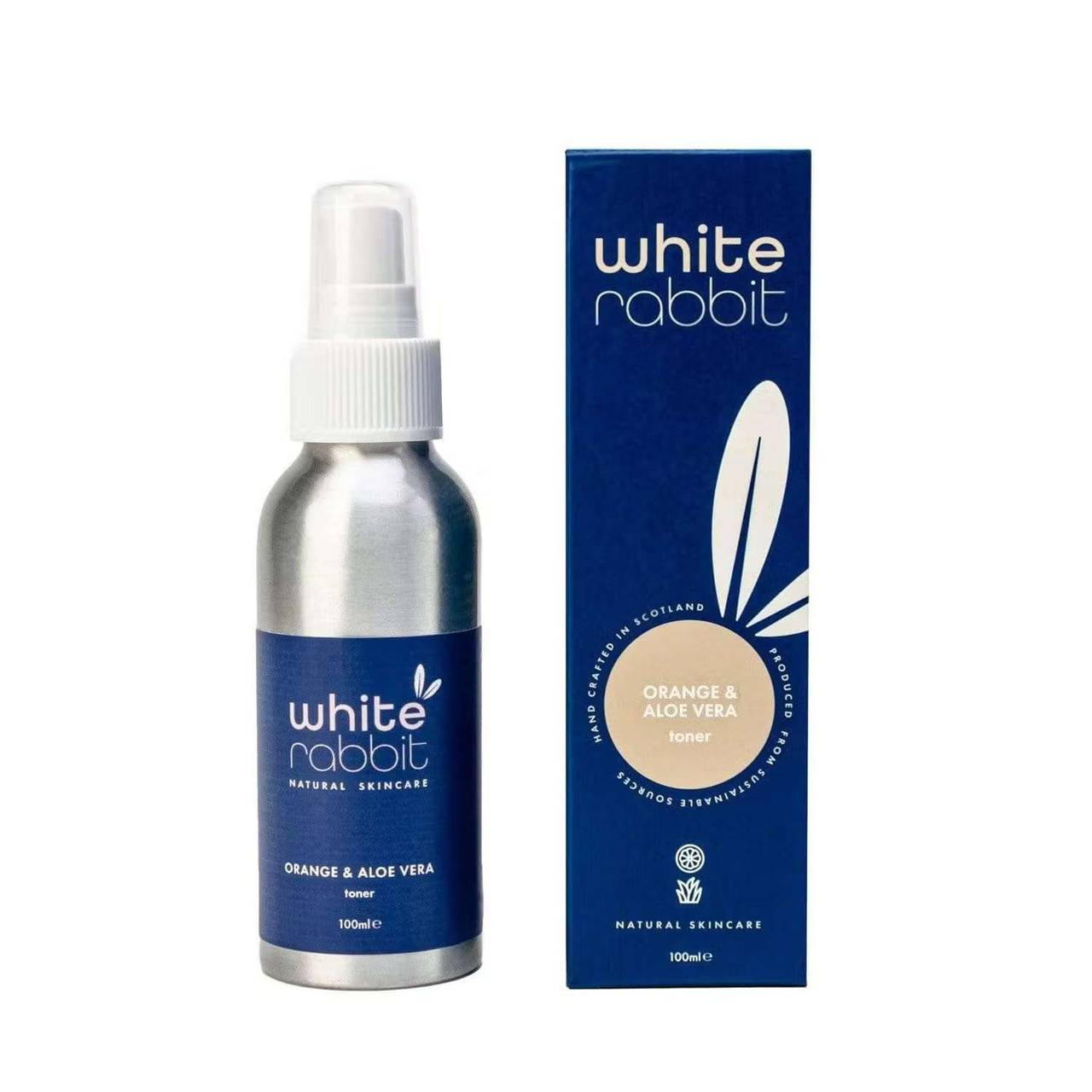 White Rabbit - Orange Blossom and Aloe Vera Reviving Skincare Toner 100ml - WSR003 UKMEDI.CO.UK UK Medical Supplies