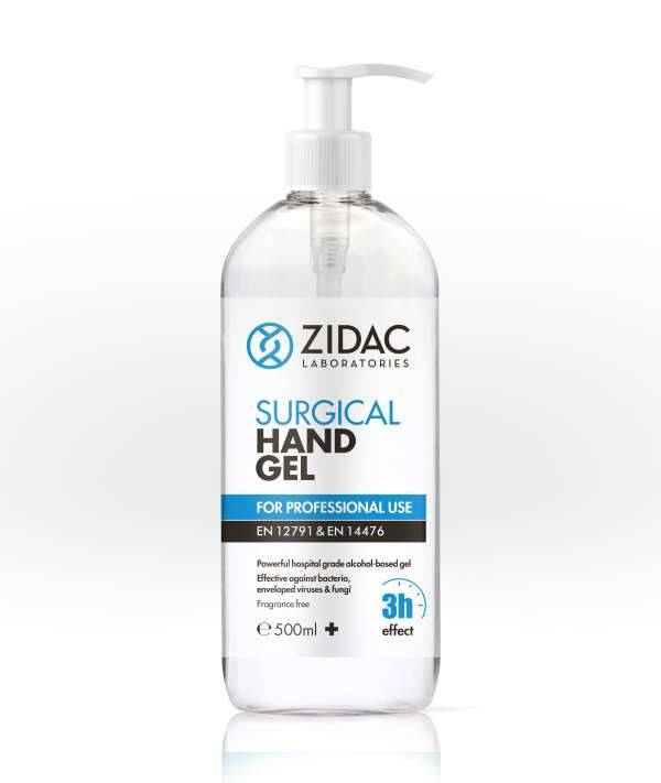 500 ml Zidac chirurgische handgel