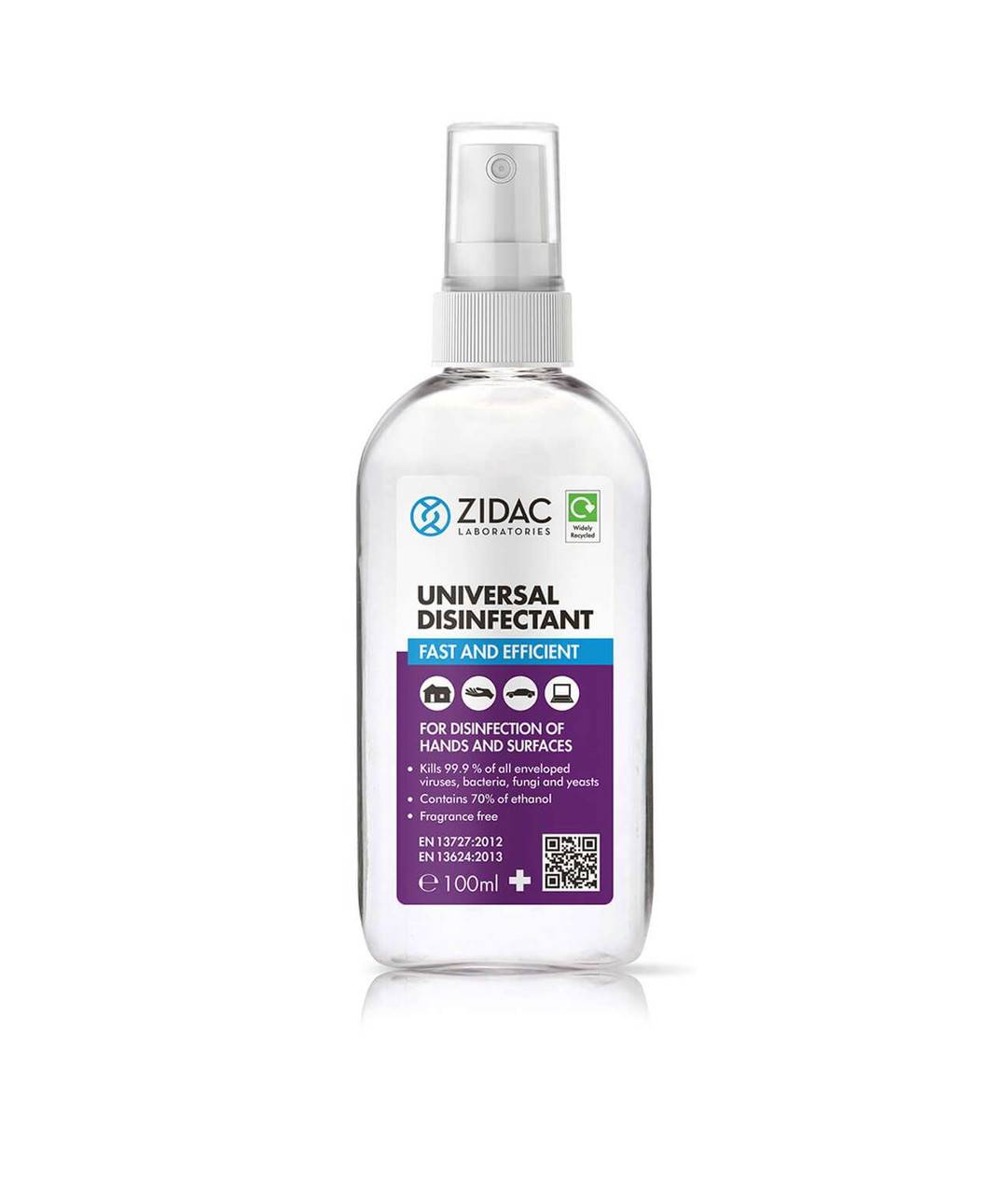 Zidac Universeel Desinfectiemiddel 100ml